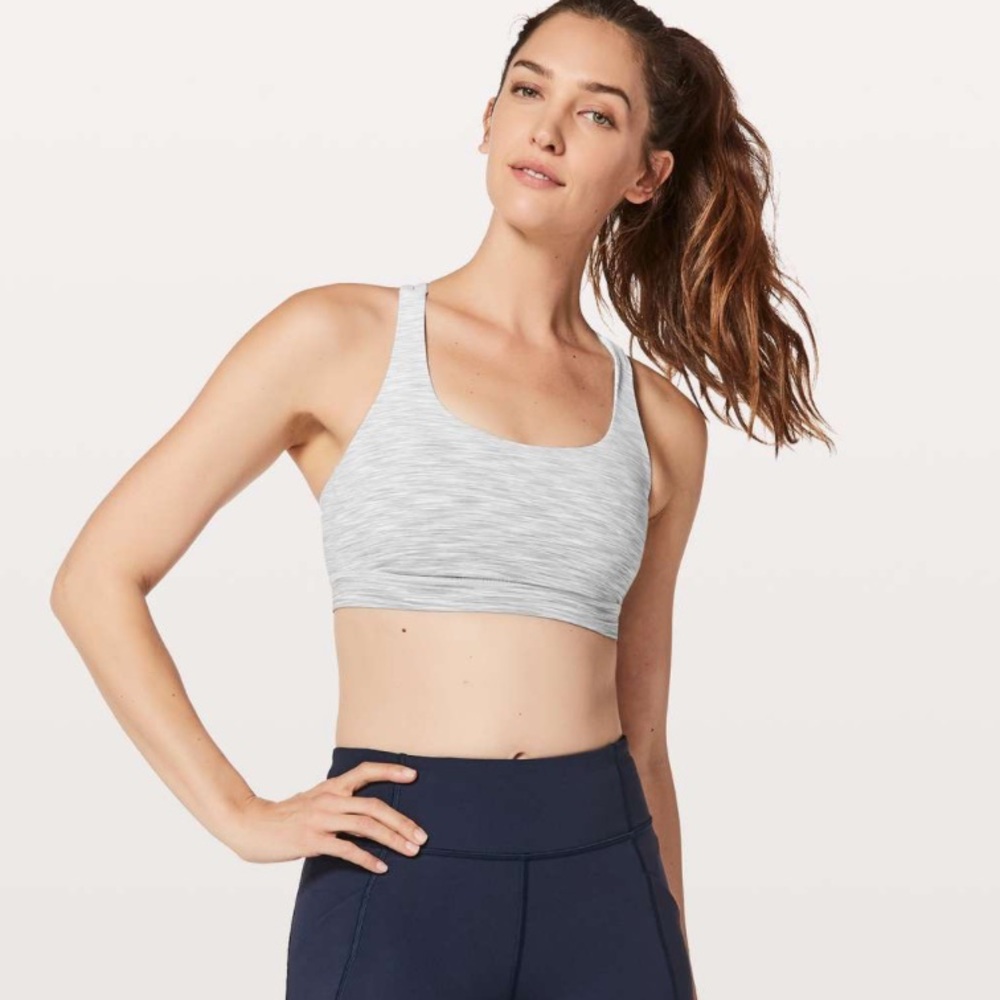 Lululemon Athletica Light Gray Sports Bra